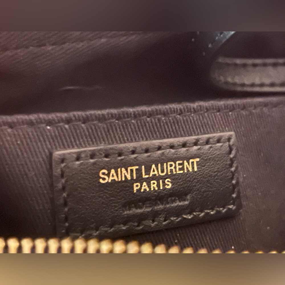 Saint Laurent Black and White Crossbody Bag - Picture 3 of 3